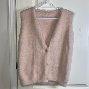 PINK FLUFFY VEST